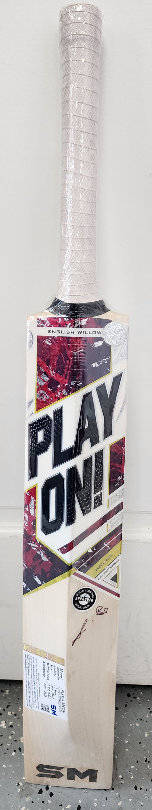 SM Player Special Edition English Willow Bat 63