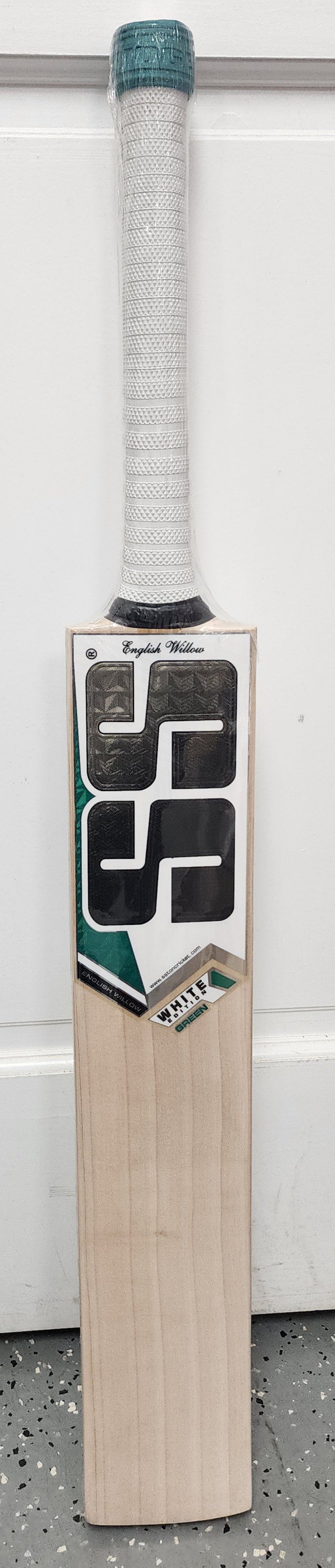 SS White Edition Green English Willow Bat