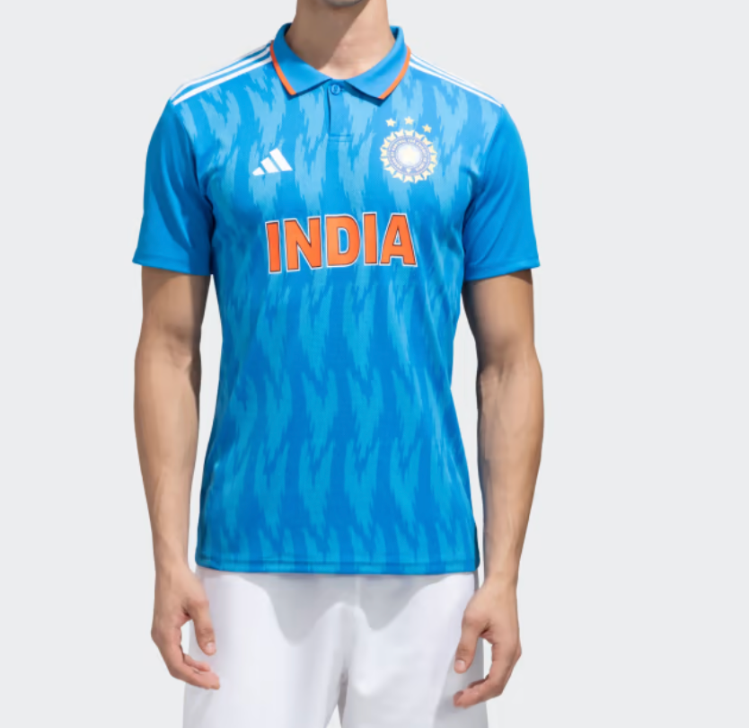 INDIA ADIDAS CRICKET ODI FAN JERSEY 2023