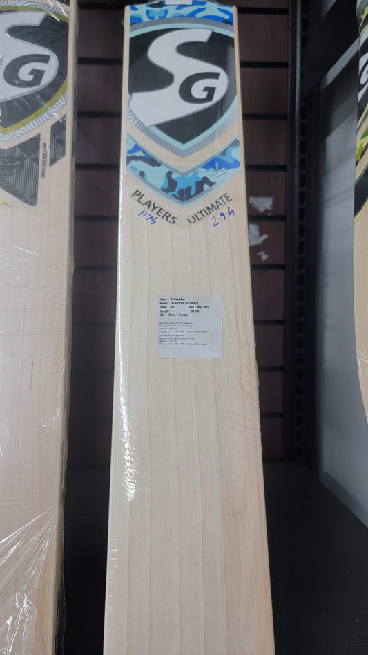 SG PLAYERS ULTIMATE English Willow Cricket Bat