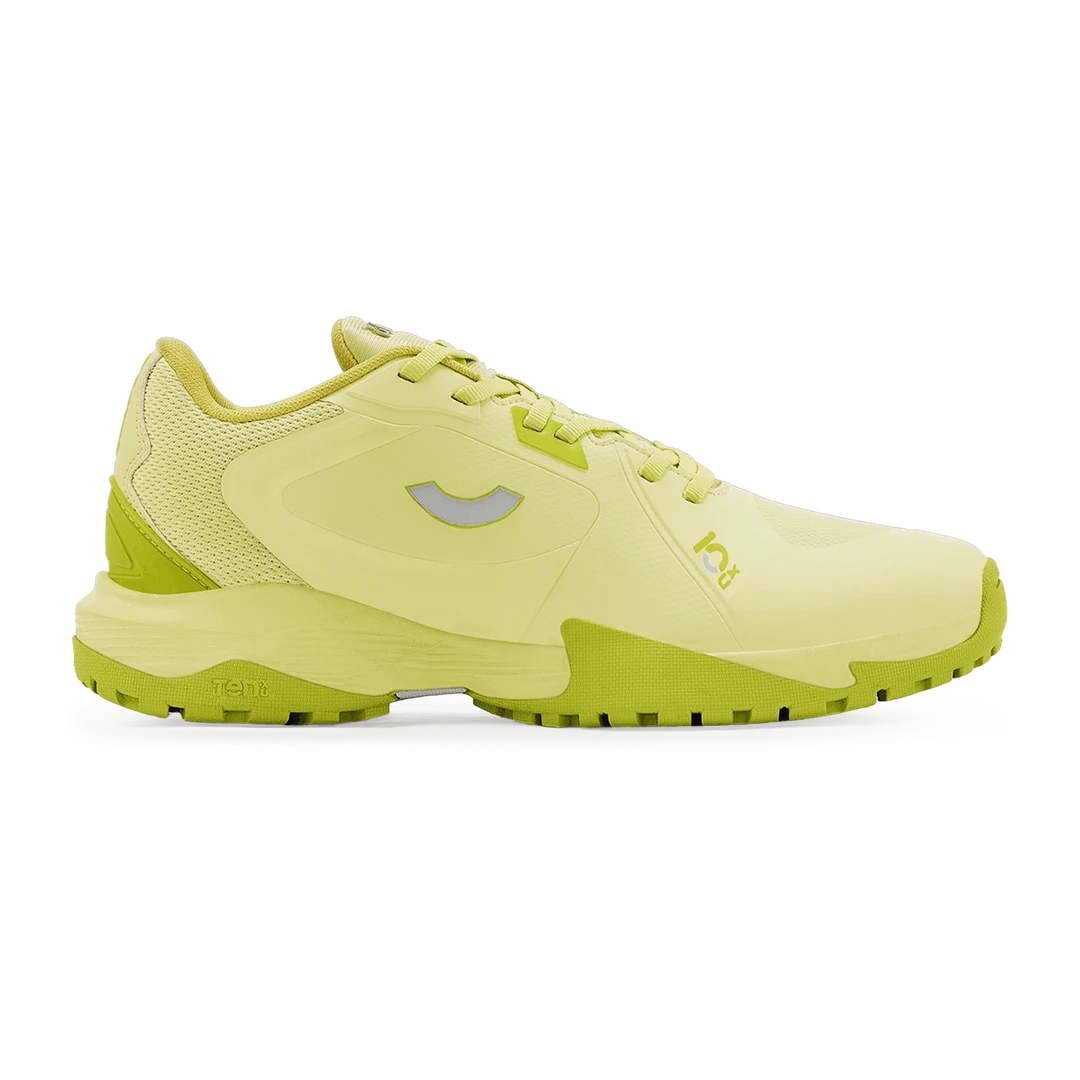 TenxYou All-rounder - Unisex Lace-up Cricket Shoes - Lime Green/Silver