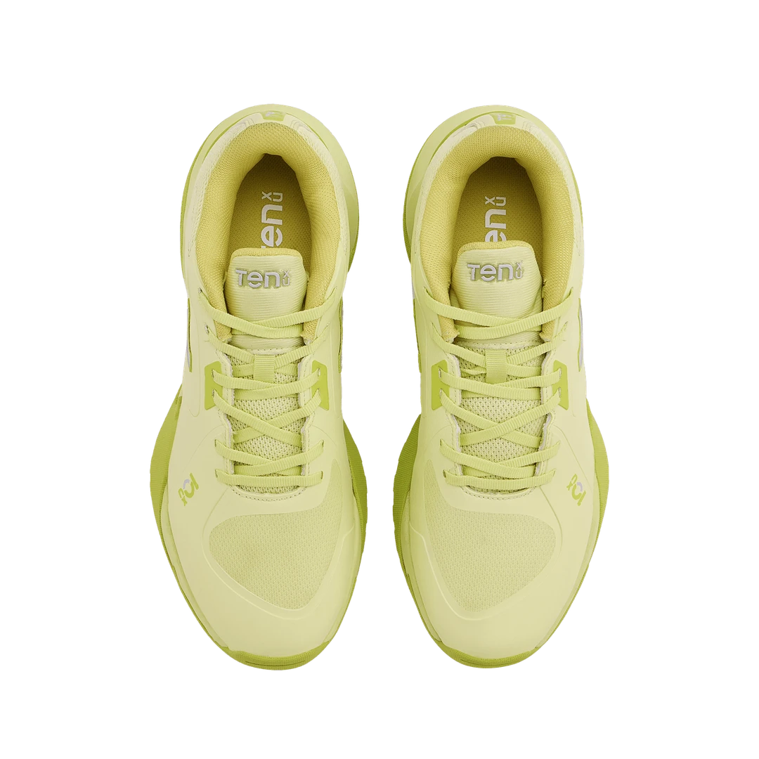 TenxYou All-rounder - Unisex Lace-up Cricket Shoes - Lime Green/Silver