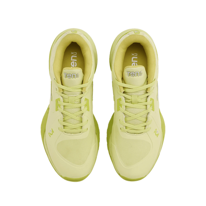 TenxYou All-rounder - Unisex Lace-up Cricket Shoes - Lime Green/Silver