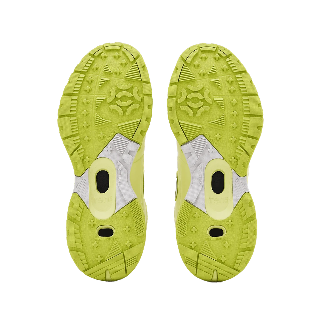 TenxYou All-rounder - Unisex Lace-up Cricket Shoes - Lime Green/Silver