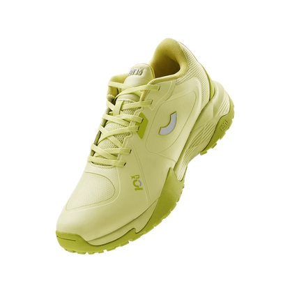 TenxYou All-rounder - Unisex Lace-up Cricket Shoes - Lime Green/Silver