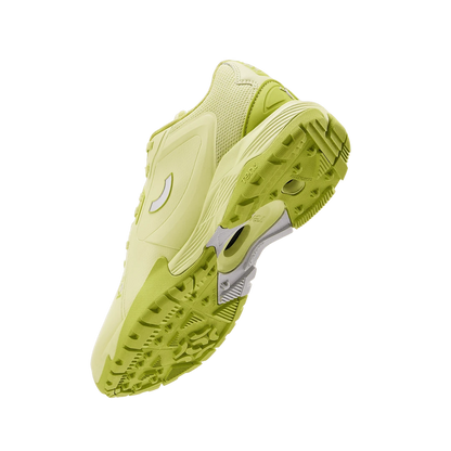 TenxYou All-rounder - Unisex Lace-up Cricket Shoes - Lime Green/Silver