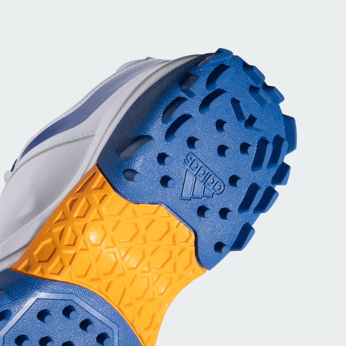 Adidas - NU23 Cricket Shoes - White / Collegiate Royal / Bright Orange