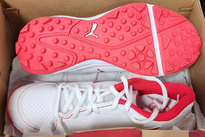 PUMA 24 FH RUBBER SHOES ( White - Red )
