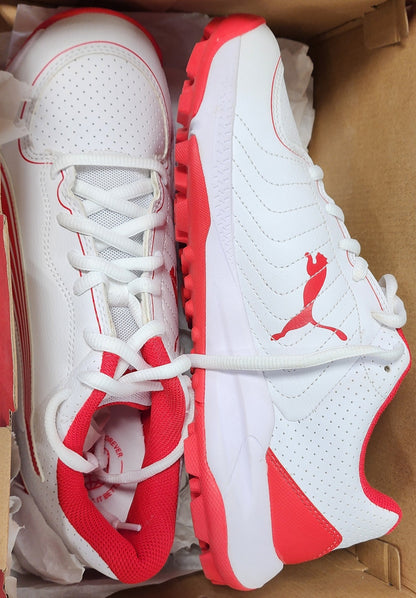 PUMA 24 FH RUBBER SHOES ( White - Red )