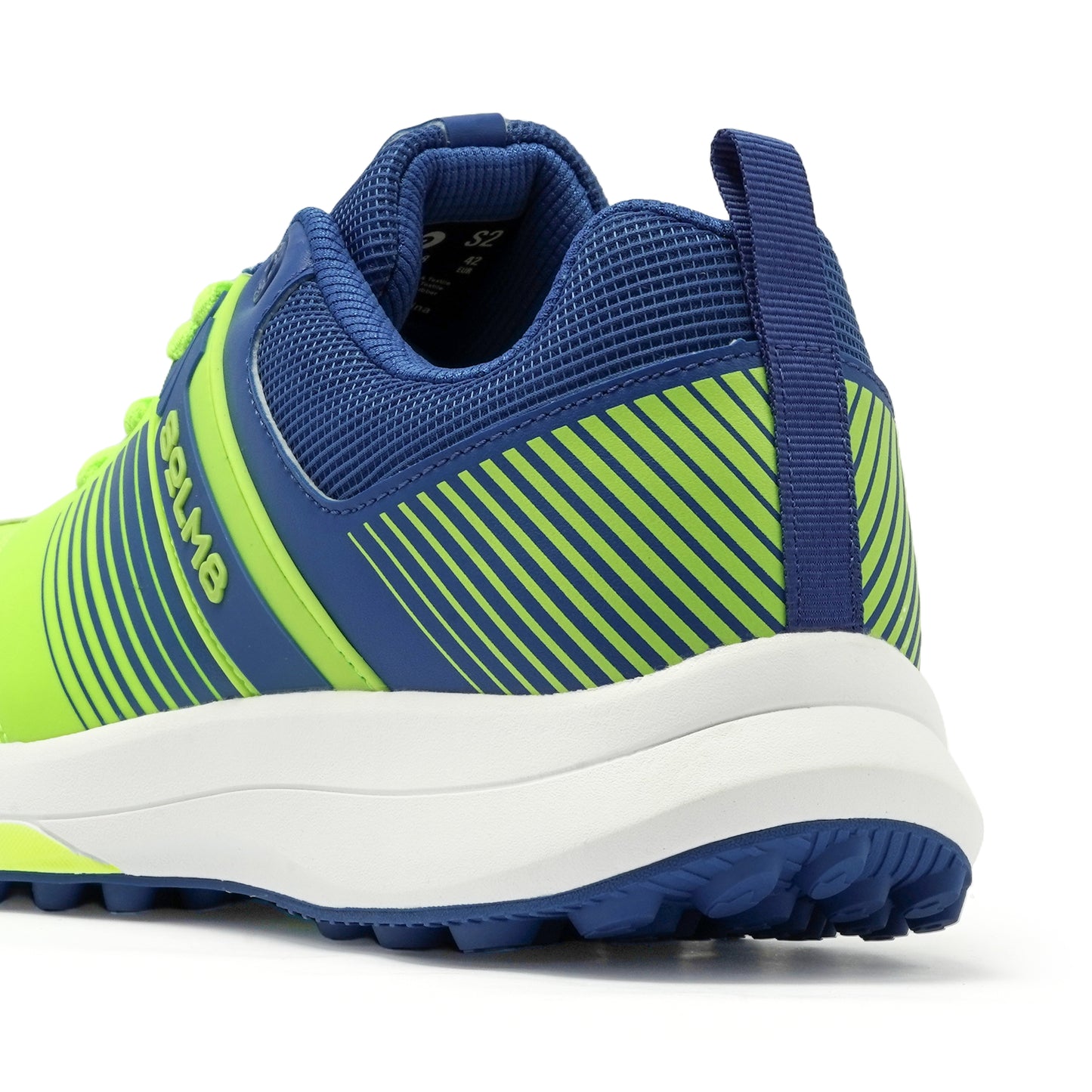 SOLM8 S2 Lime Blue Cricket Shoe