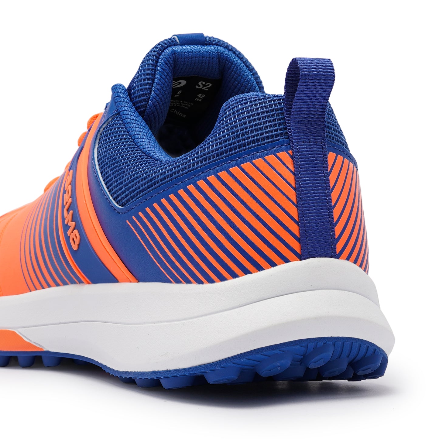 SOLM8 S2 Orange Blue Cricket Shoe