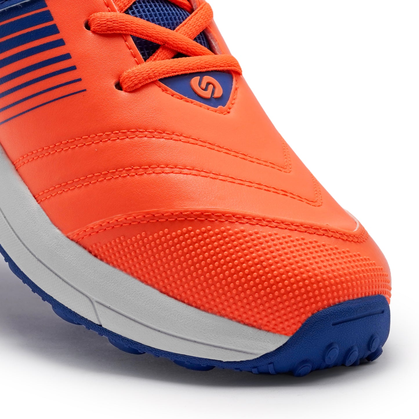 SOLM8 S2 Orange Blue Cricket Shoe