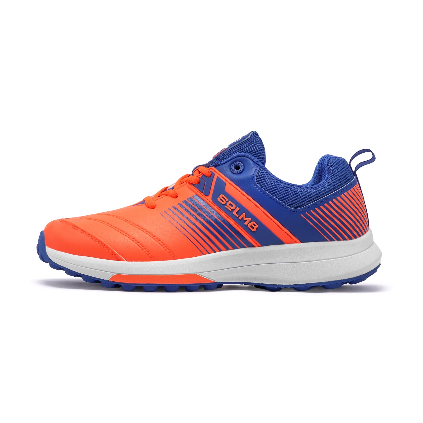 SOLM8 S2 Orange Blue Cricket Shoe
