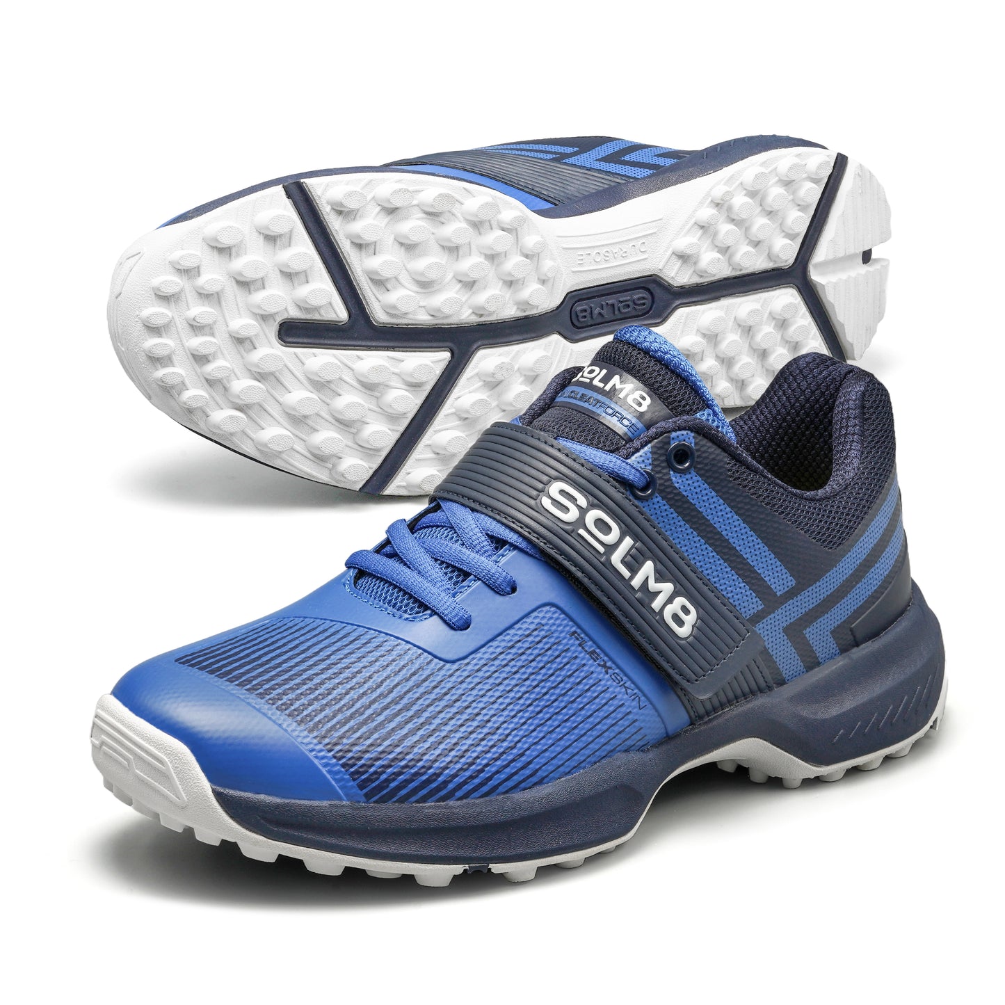 SOLM8 S8 Blue Navy Cricket Shoe