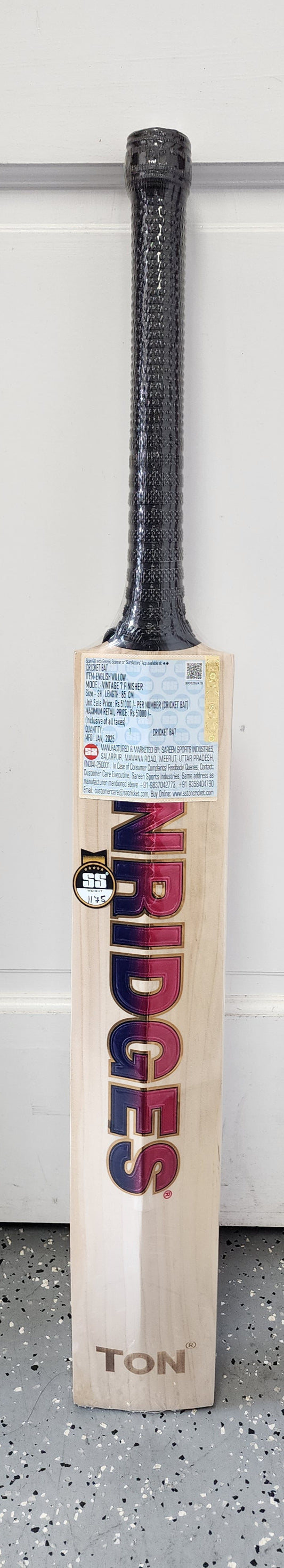 SS VINTAGE FINISHER 7 English Willow cricket bat