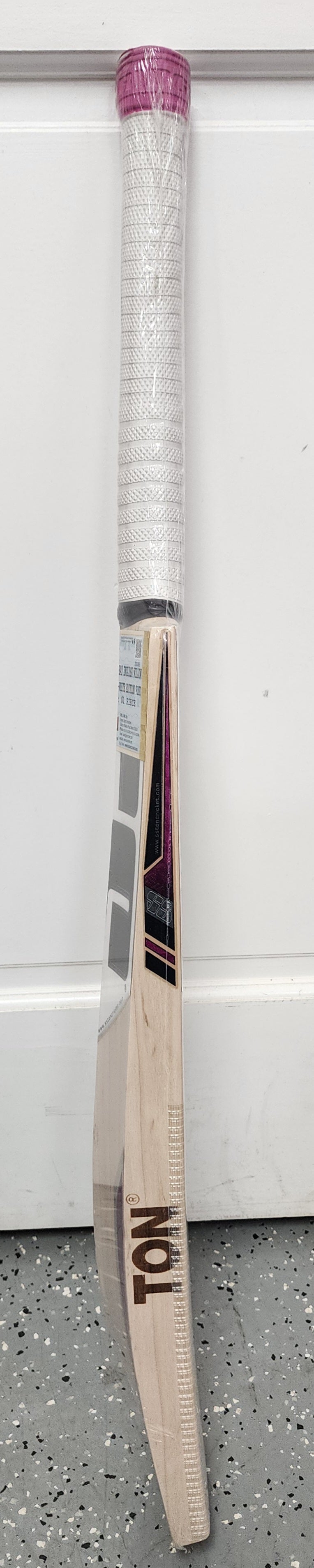 Bat Pink Rods SS White Edition Pink English Willow Cricket Bat Limited Edition Grade ...