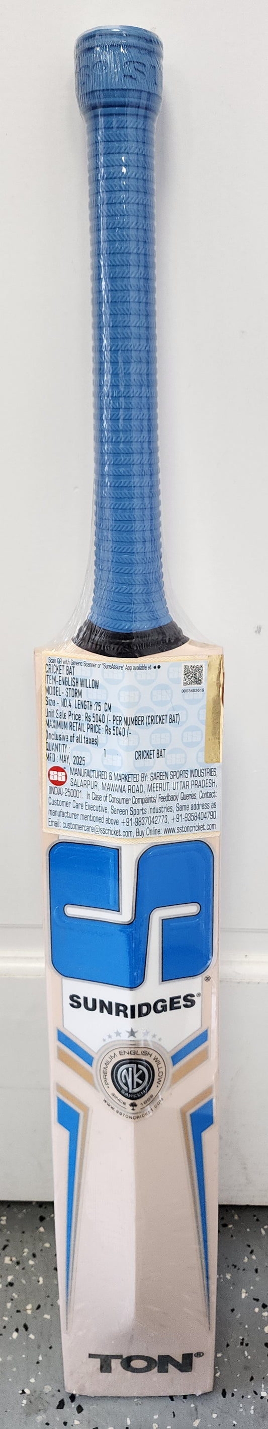 SS Storm English Willow Cricket Bat