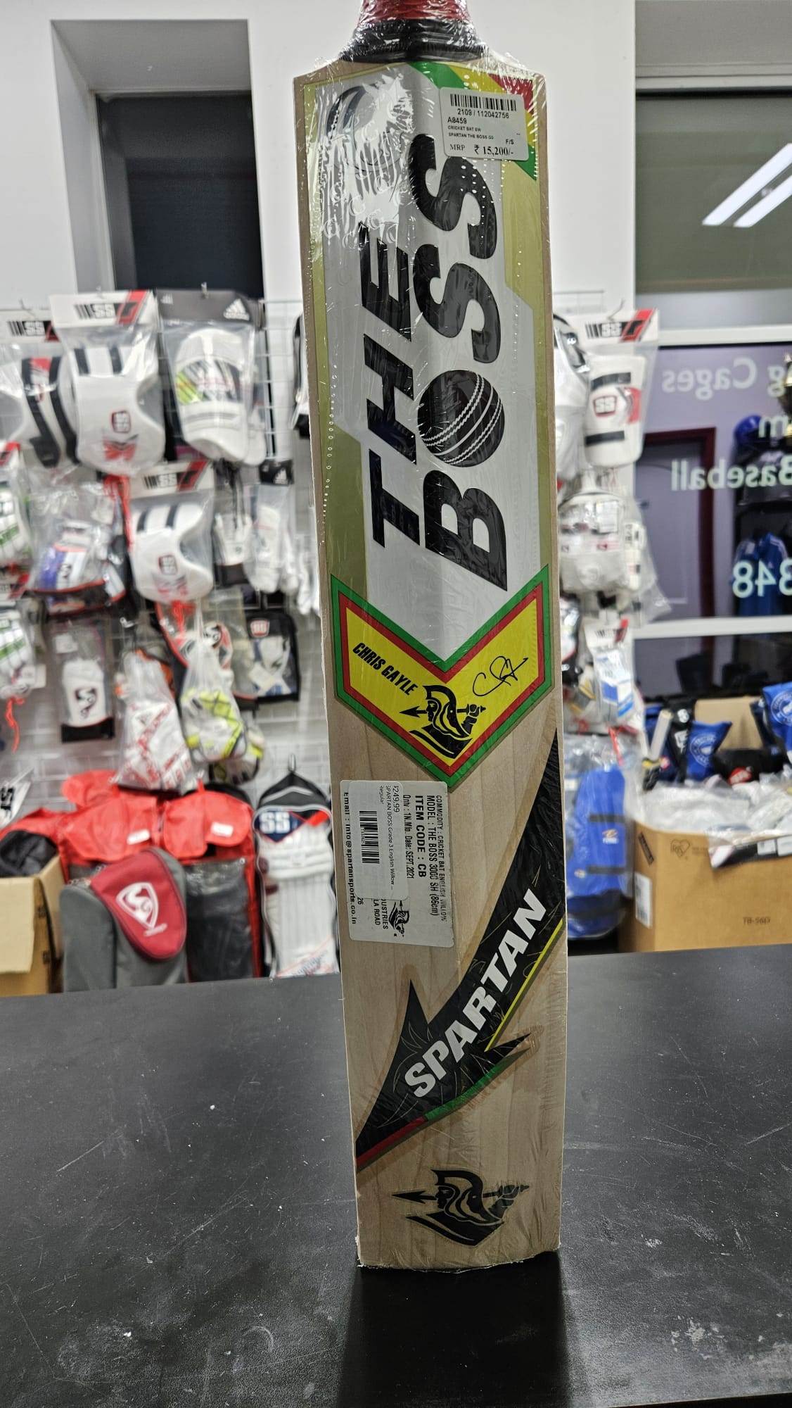 SPARTAN BOSS Grade 3 English Willow Cricket bat