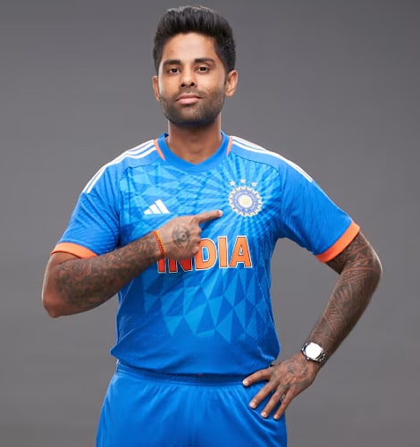 INDIA ADIDAS CRICKET T20 JERSEY player edition 2023