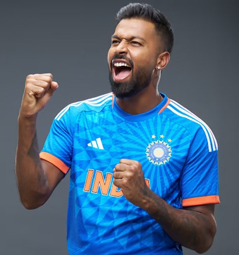 INDIA ADIDAS CRICKET T20 JERSEY player edition 2023