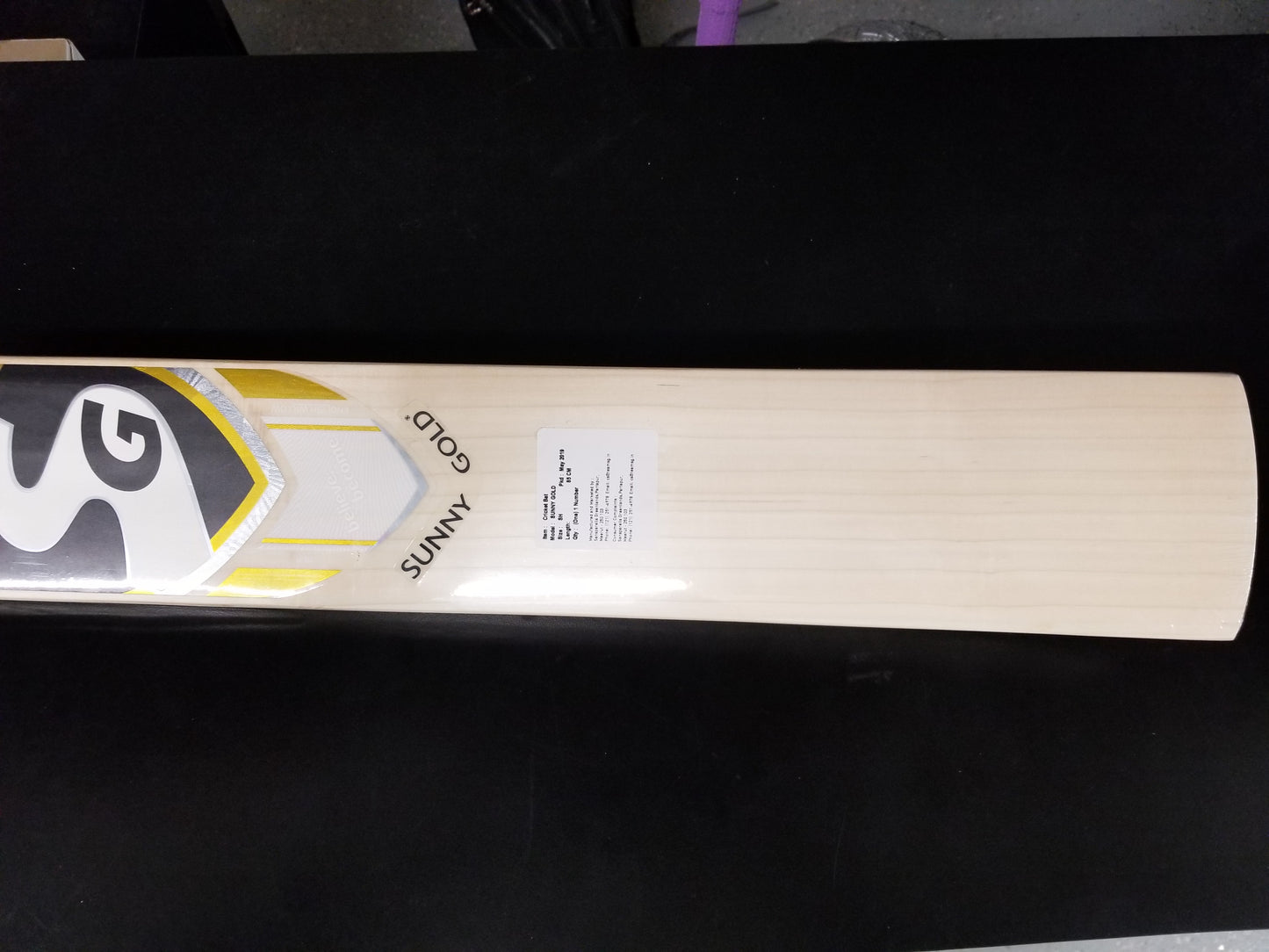 SG SUNNY GOLD English Willow Cricket Bat
