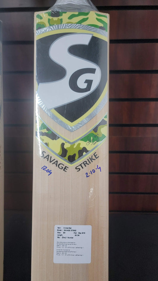 SG SAVAGE STRIKE English Willow Cricket bat