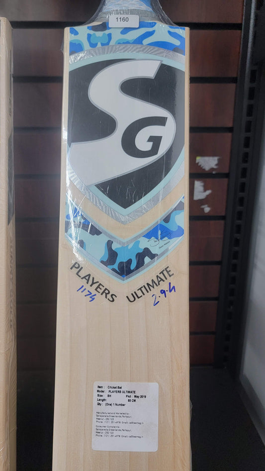 SG PLAYERS ULTIMATE English Willow Cricket Bat