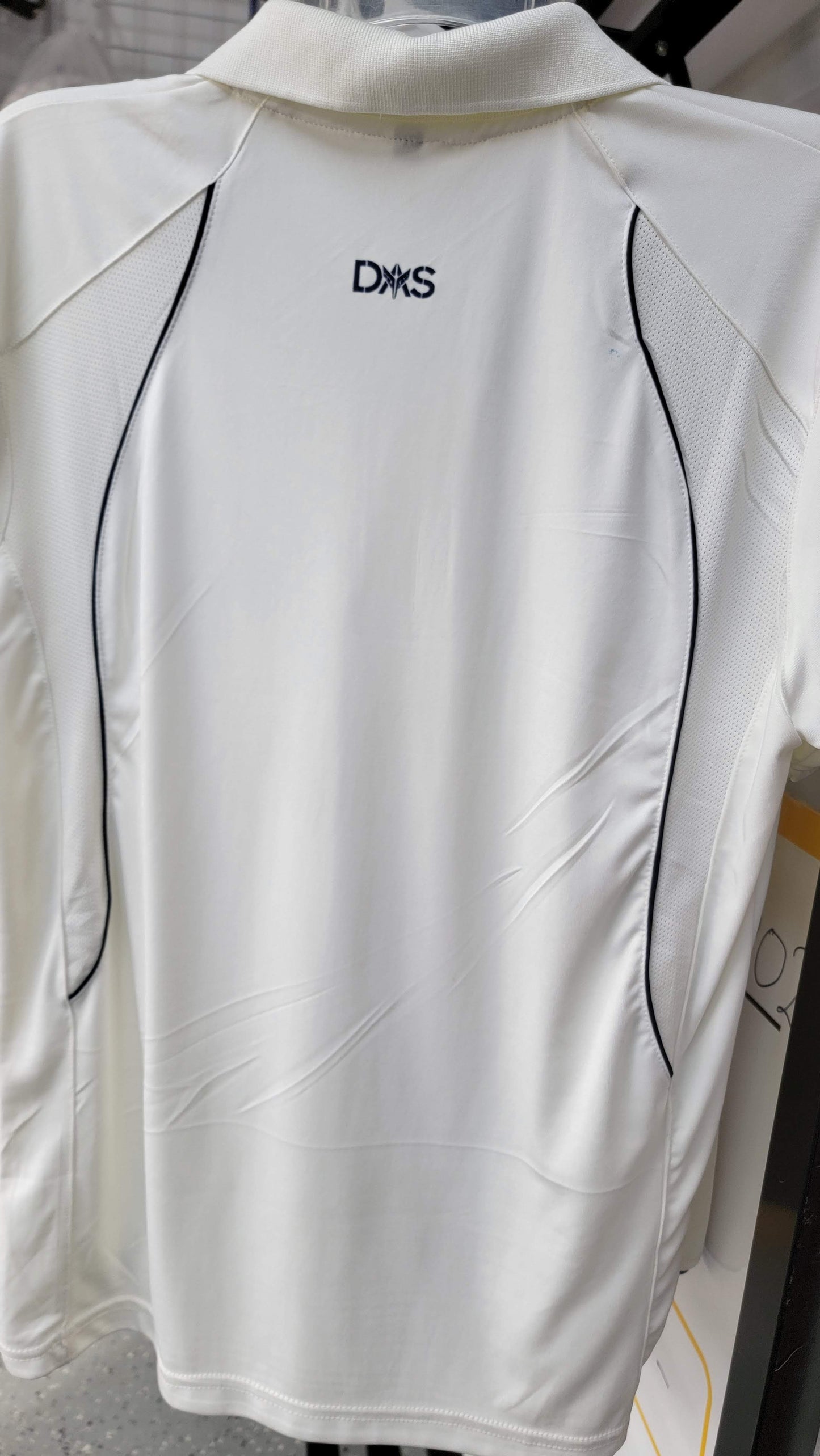 DAS Cricket White shirt half sleeves