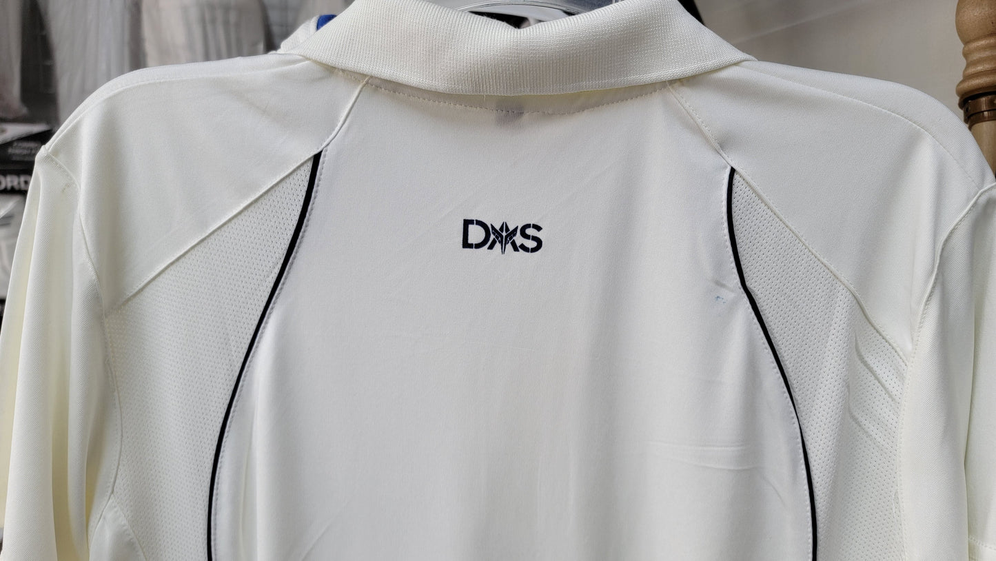 DAS Cricket White shirt half sleeves