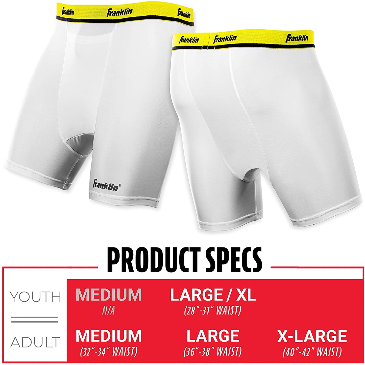 Franklin compression short with cup