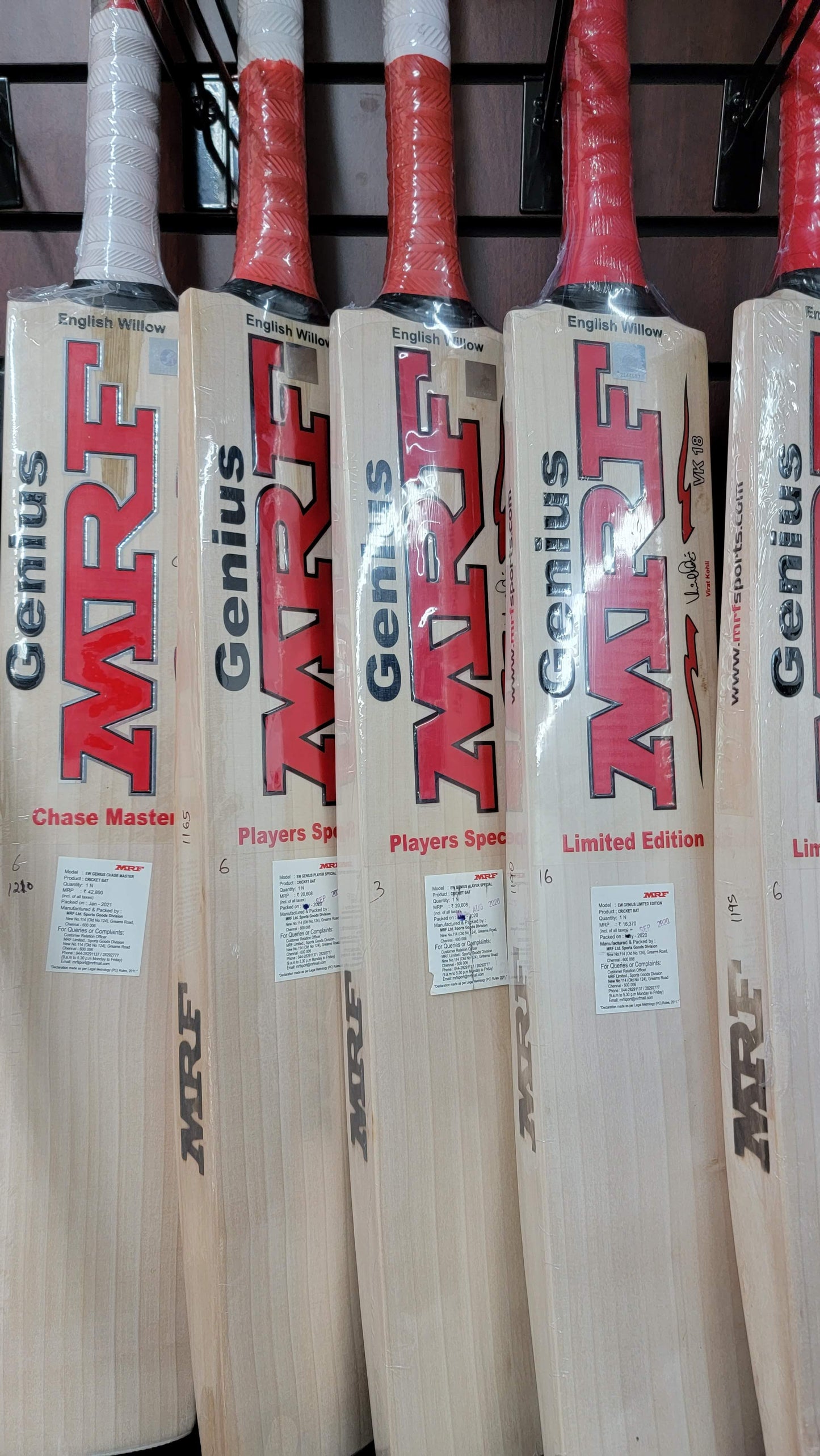 MRF Genius CHASE MASTER English Willow Cricket Bat