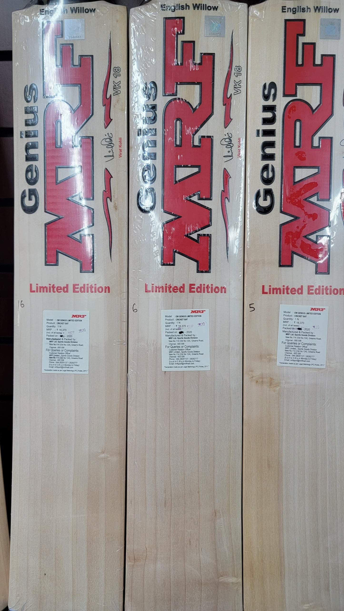 MRF Genius CHASE MASTER English Willow Cricket Bat