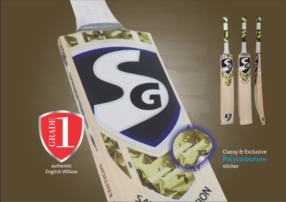 SG Savage Edition Finest English Willow grade 1 Cricket Bat