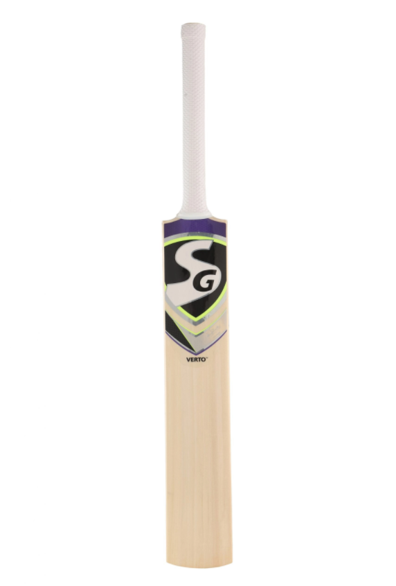 SG Verto Premium Kashmir Willow traditional shaped Cricket Bat (Leather Ball)