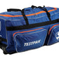 SG Testpak kit bag blue & orange with wheel