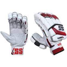 SS Millennium Pro Batting Gloves White/Red